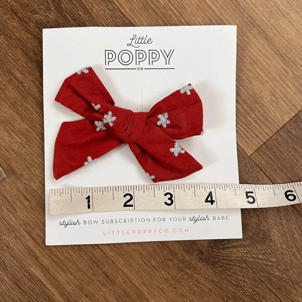 NEW Little Poppy Co Red Bows Bundle